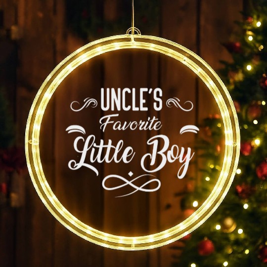 Uncle s Favorite Little boy LED Christmas Window Lights