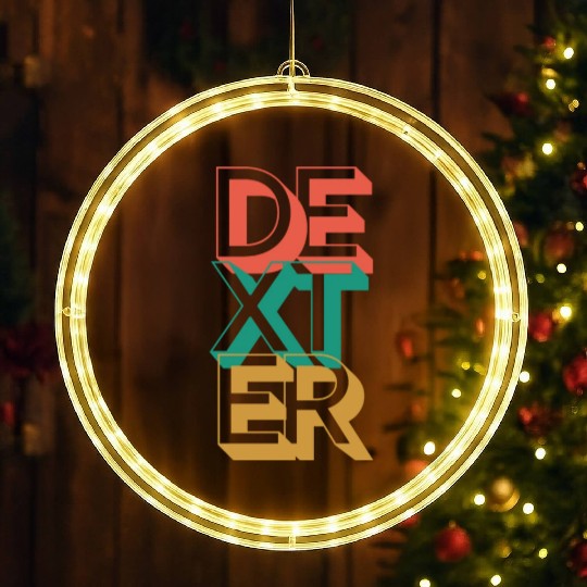 Retro Dexter LED Christmas Window Lights
