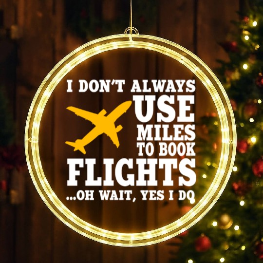 Funny Travel Hacker Design LED Christmas Window Lights