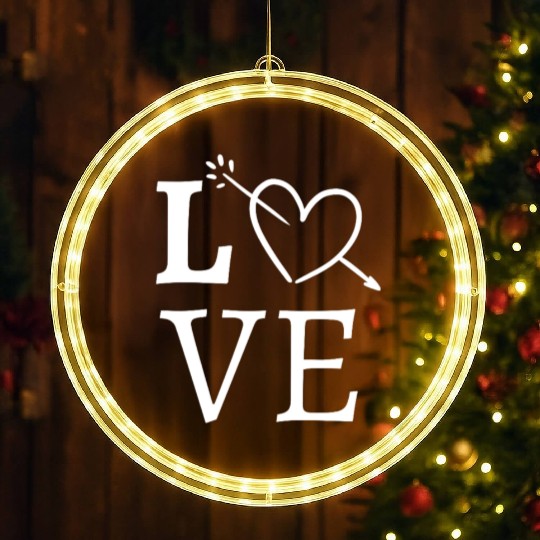 Idée cadeau saint valentin, Love, couple, amour LED Christmas Window Lights