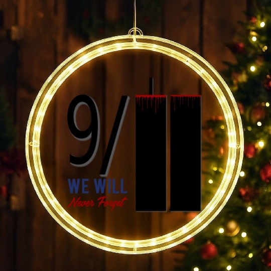 Patriot Day 9 11 Twin Towers New York USA Amerika LED Christmas Window Lights