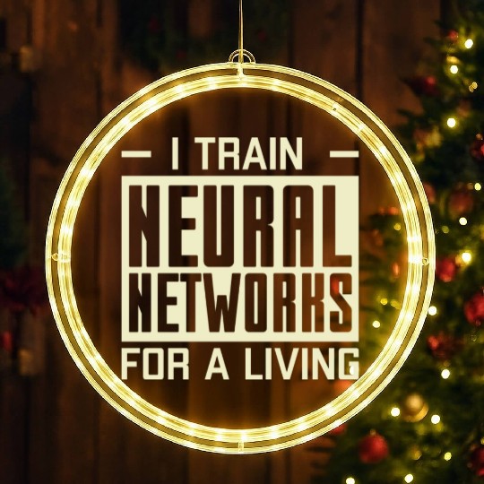 I Train Neural Networks For A Living LED Christmas Window Lights