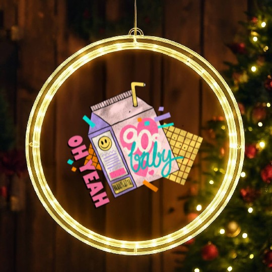 OH YEAH 90s BABY LED Christmas Window Lights