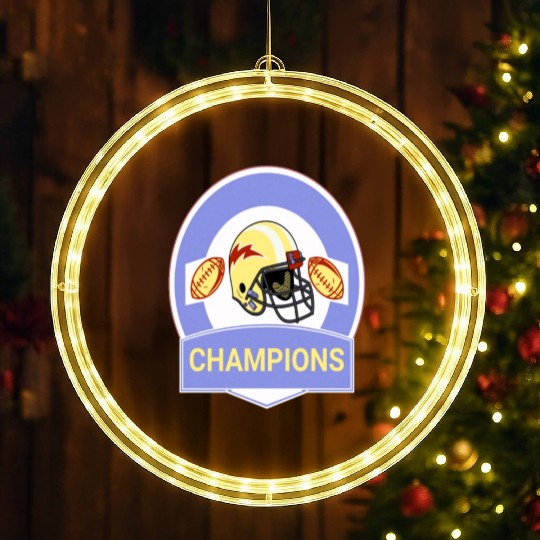 Champions Super Bowl 57 Classic LED Christmas Window Lights