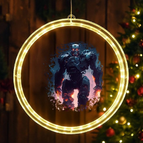 Terminator Exoskeleton LED Christmas Window Lights