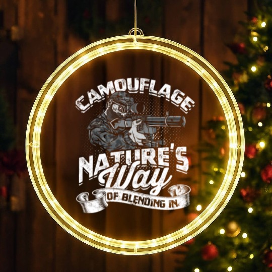 Camouflage: Nature's Way of Blending In - Hunting LED Christmas Window Lights