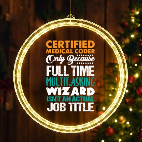 Medical Coder , Programmer LED Christmas Window Lights