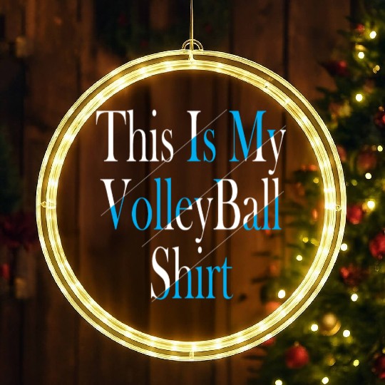 This Is My Volleyball LED Christmas Window Lights