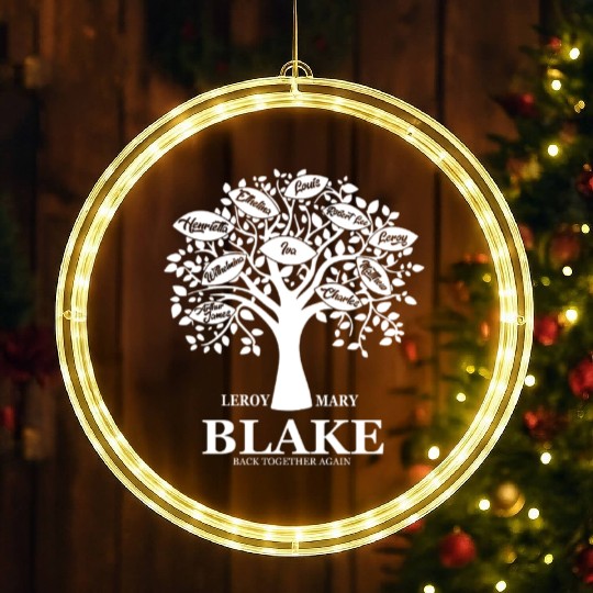 Blake Family Reunion LED Christmas Window Lights