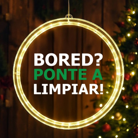 Bored LED Christmas Window Lights