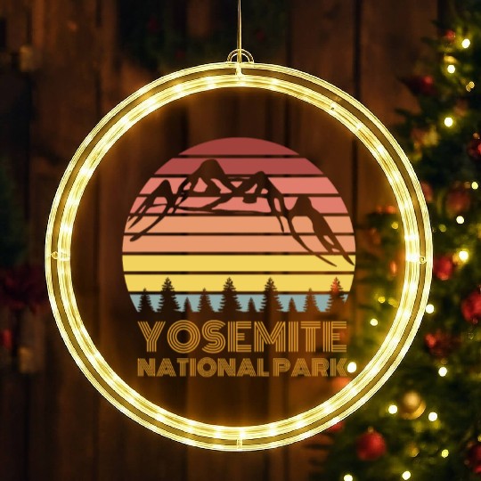Yosemite National Park LED Christmas Window Lights