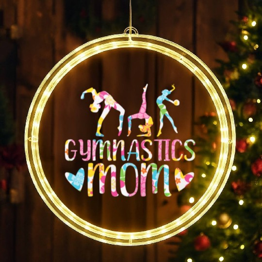 Gymnastics Mom Gymnast I Love Gymnastics LED Christmas Window Lights