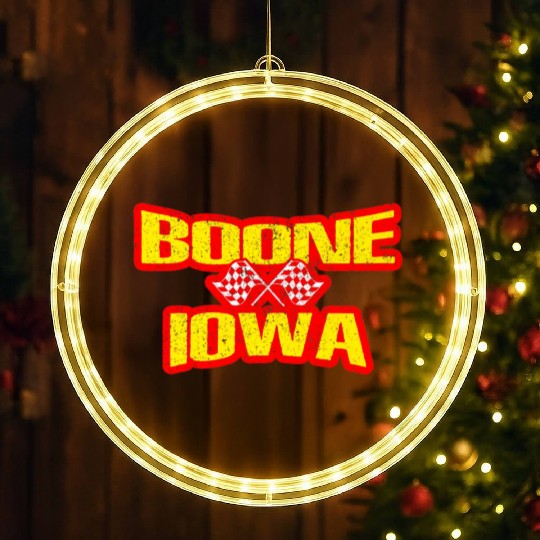 Boone Iowa IA Midwest Hobby Stock Modified Race Ca LED Christmas Window Lights