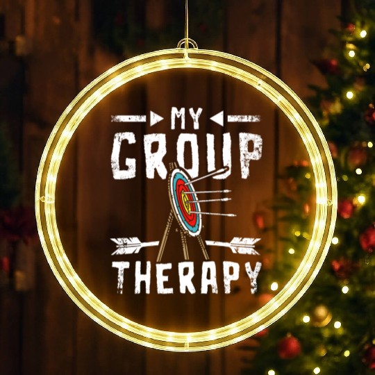 My group therapy Archery LED Christmas Window Lights