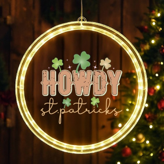 Howdy LED Christmas Window Lights