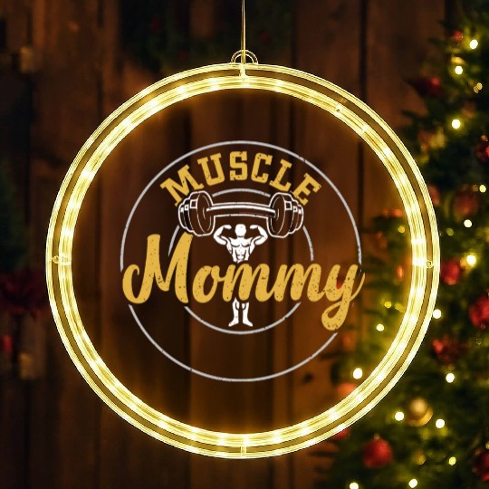Muscle Mommy - Gym LED Christmas Window Lights
