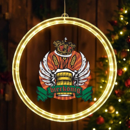 Beer Funny Alcohol Drinking Drink Party Drunk LED Christmas Window Lights