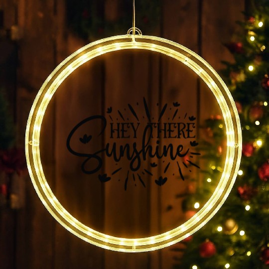 Hey There Sunshine SVG LED Christmas Window Lights