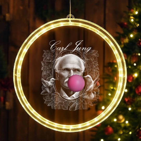 Carl Jung most influential psychiatrist homage LED Christmas Window Lights