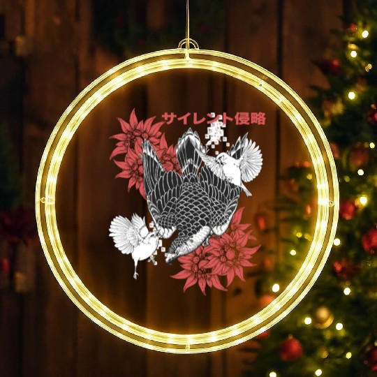 Birds Of Prey Falcon LED Christmas Window Lights