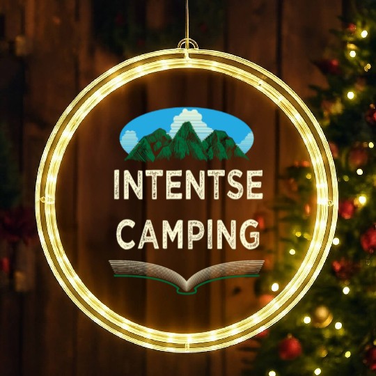 Intentse Camping Wildlife Camper Outdoor Camp Moun LED Christmas Window Lights