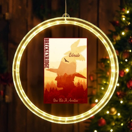 Breckenridge Colorado wild west town LED Christmas Window Lights