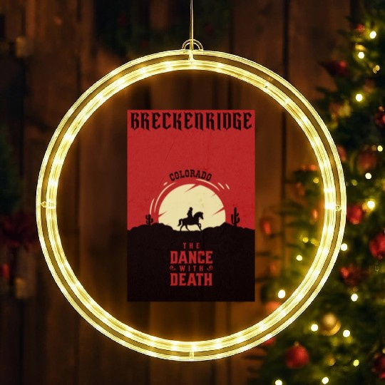 Breckenridge Colorado wild west town LED Christmas Window Lights