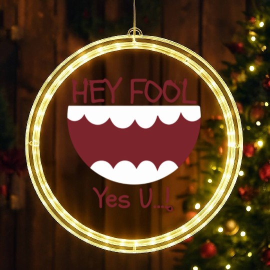 hey pool yes LED Christmas Window Lights