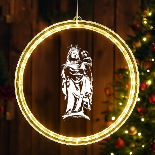 Mary and Jesus LED Christmas Window Lights