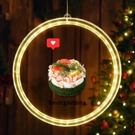 Swedish Sandwich Cake LED Christmas Window Lights