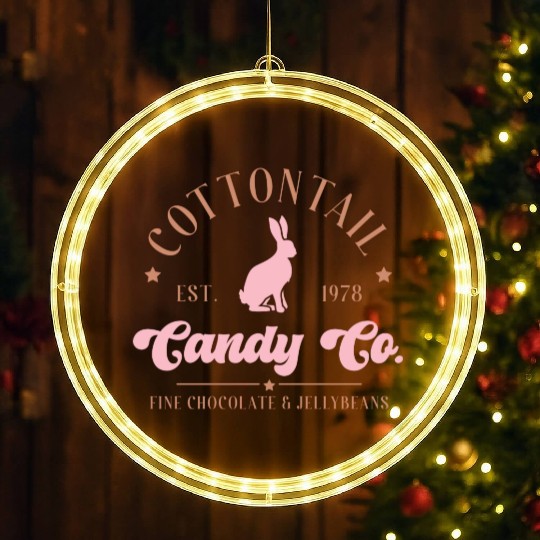 Cotton Tail Candy Company LED Christmas Window Lights