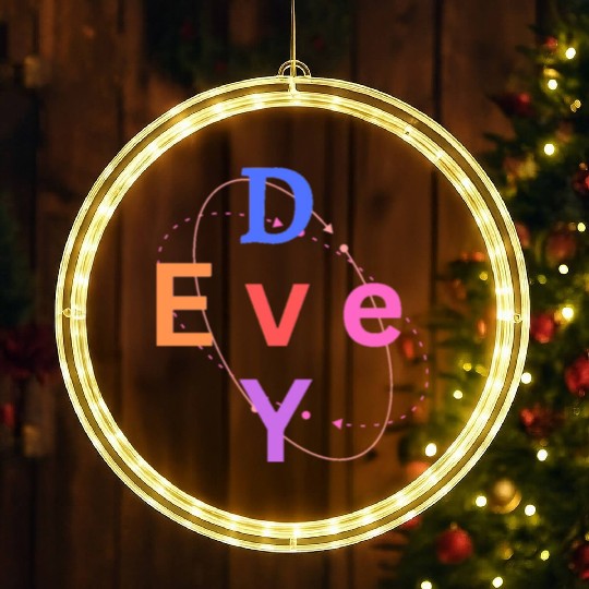 Embrace Equity Happy Women's Day LED Christmas Window Lights