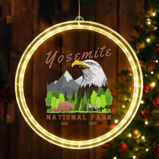 Yosemite National Park LED Christmas Window Lights