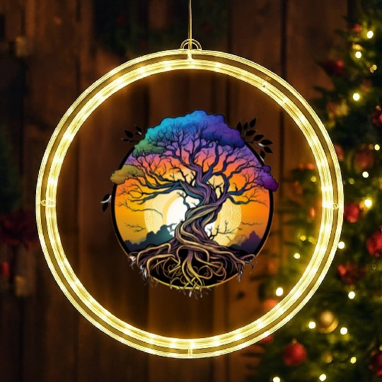 beautiful fantasy tree LED Christmas Window Lights