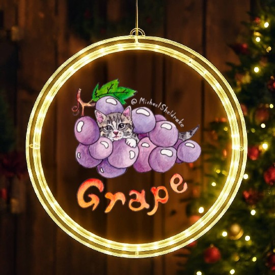 Grape LED Christmas Window Lights