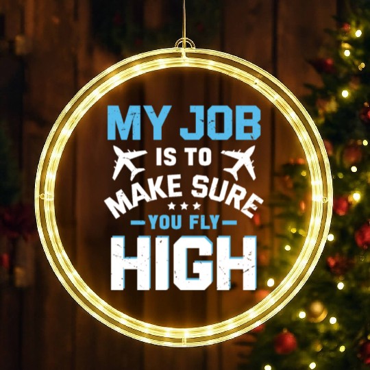 Air Traffic Controller ATC Flight Control Aircraft LED Christmas Window Lights