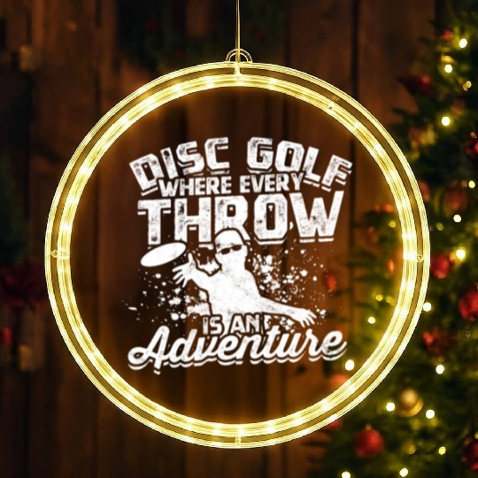 Disc golf: Where every throw is an adventure - LED Christmas Window Lights