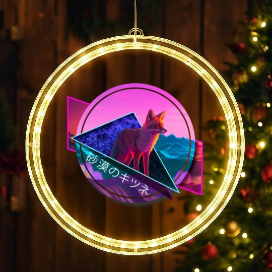 Desert Fox Simple LED Christmas Window Lights