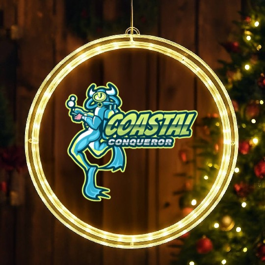 Coastal Conqueror | Swimming Character LED Christmas Window Lights