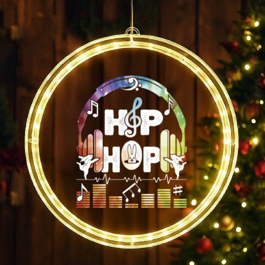 Hip Hop Headphones and Easter LED Christmas Window Lights