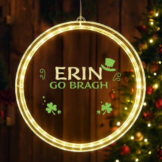 Erin go bragh - St. Patrick's Day LED Christmas Window Lights