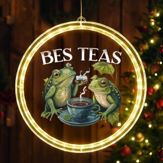 Cottagecore Mushroom Aesthetic Nature Conservation LED Christmas Window Lights