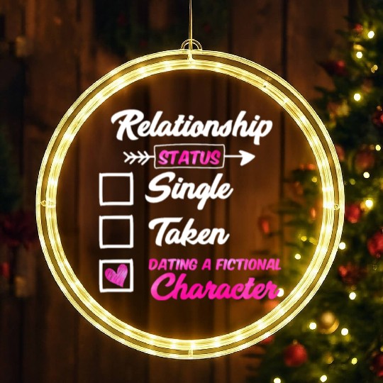 IN relationship with fictional character anime LED Christmas Window Lights