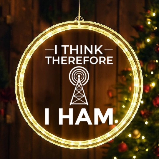 Ham Radio Amateur Radio nostalgia LED Christmas Window Lights