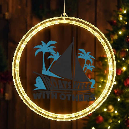 Boating Boat Captains Boating Sailing Cruise Ship LED Christmas Window Lights