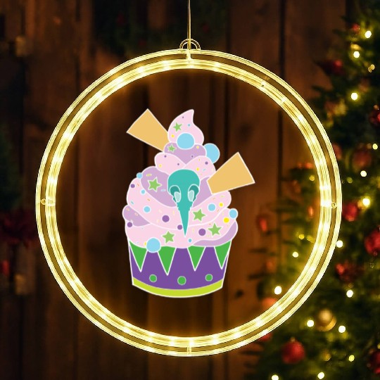 Cupcake Graveyard LED Christmas Window Lights