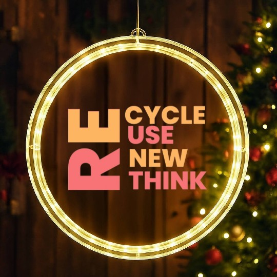 Re cycle use new think LED Christmas Window Lights