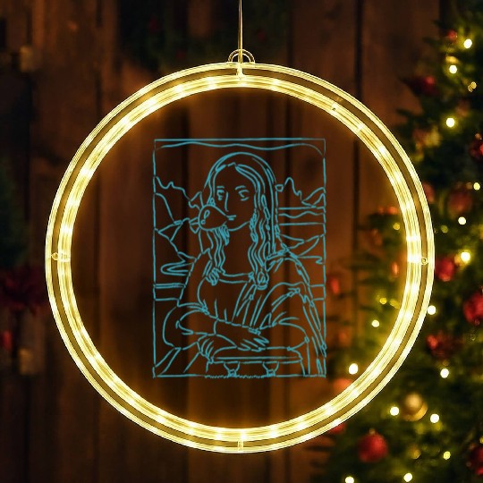 Mona Lisa LED Christmas Window Lights