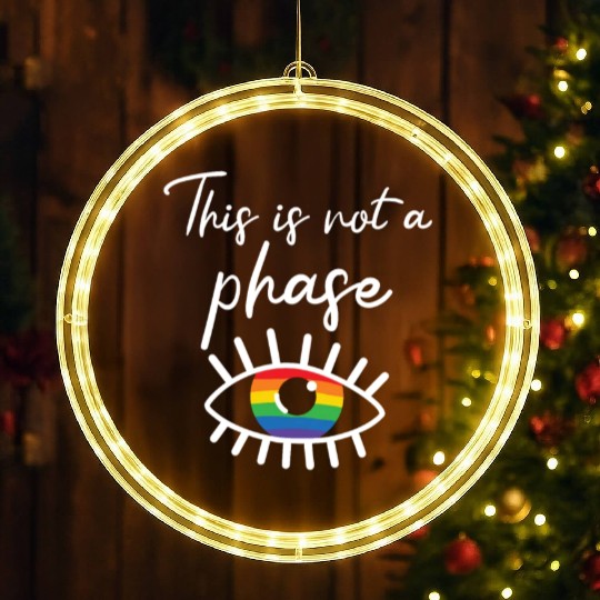 Gay Rights Rainbow Pride Month LGBTQ Gay Pride LED Christmas Window Lights