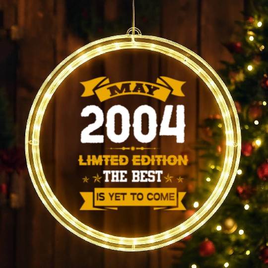 May 2004 Birthday Surprise LED Christmas Window Lights